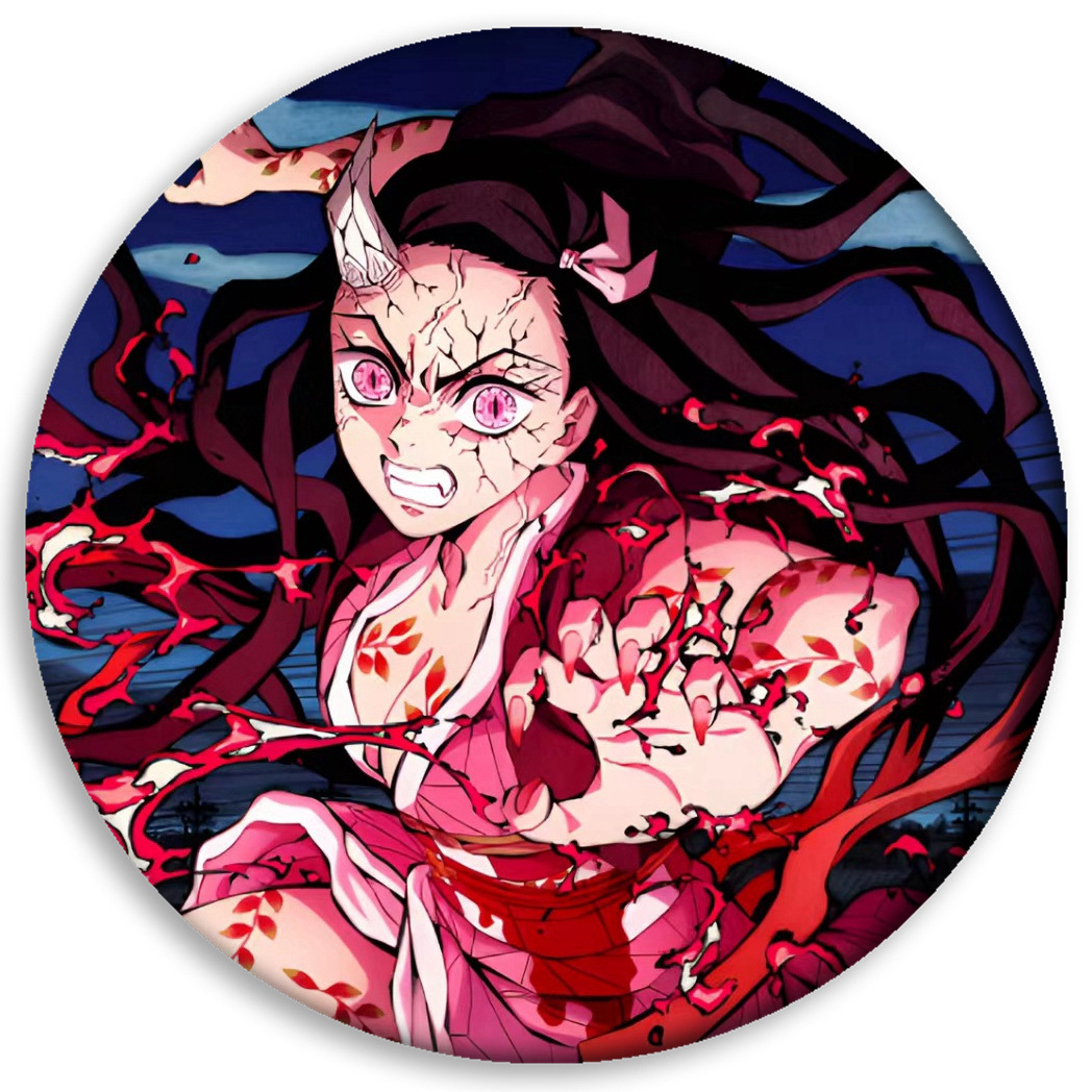 Ghost Blade insignia anime periférico carbón Zhilang usted frijoles mi esposa Shan Yi insignia barra redonda colgante