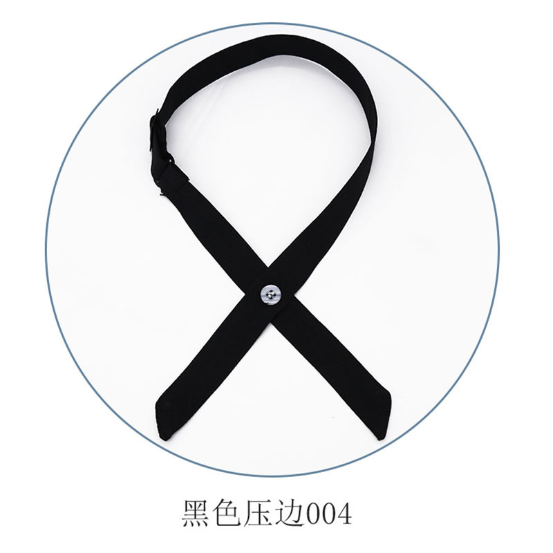 En stock Tailandia uniforme escolar Cruz pequeña pajarita nuevo estilo de la Universidad japonesa fina Cruz JK color sólido pajarita al por mayor