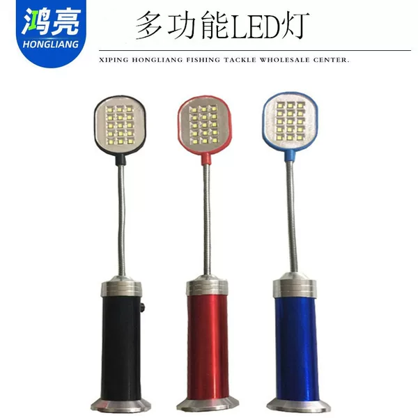 Wholesale Hose Flashlight Can Be Bent at Will Work Light Magnet 15Led Patch Repair Rechargeable Small Desk Lamp