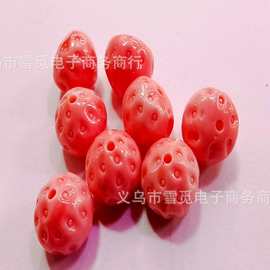 批发天然贝壳粉压雕刻草莓、悟空、八戒、囍、福DIY首饰饰品配件