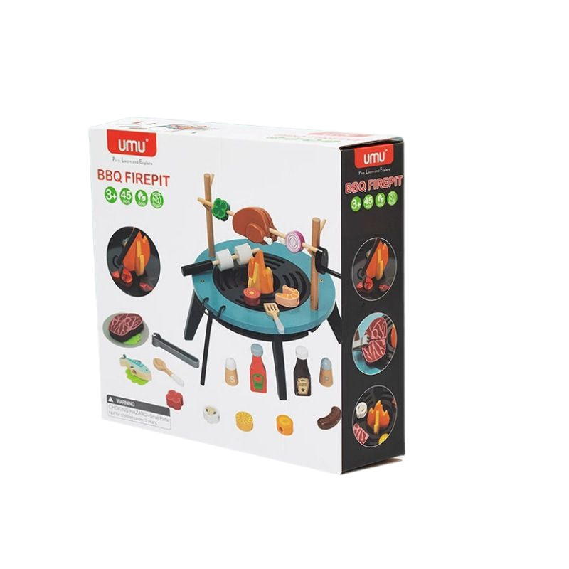 Barbacoa transfronteriza para niños Juego de roles Carro Fruta Cechele Doctor Interpol Juego de casas Juguetes educativos 3