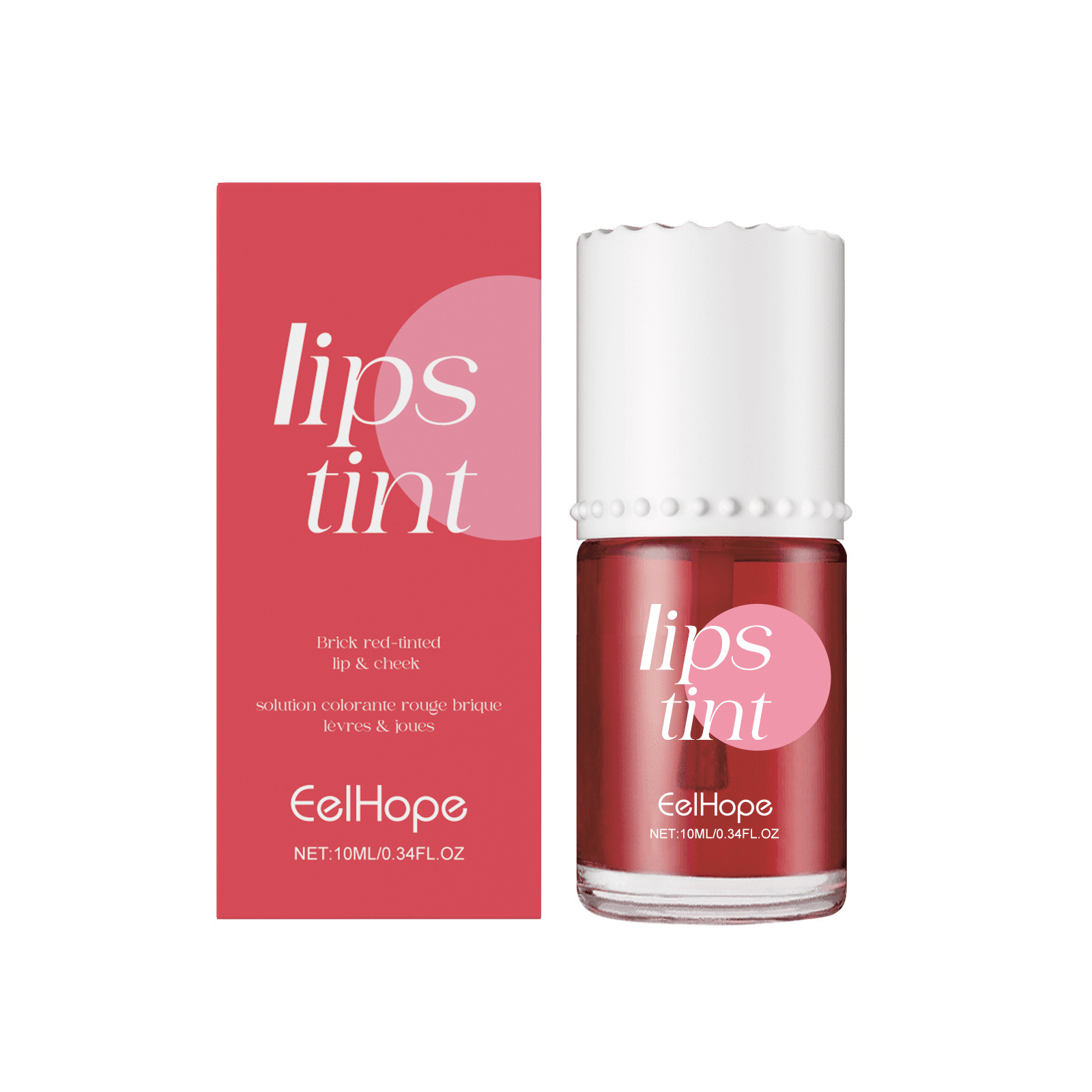 EELHOPE lips and cheeks water lubricant (nudo melocotón), color ligero, maquillaje y lubricante.