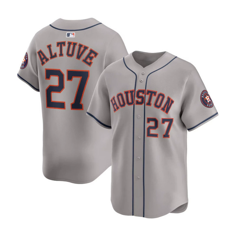 Его Astros Houston Astros кросс-бордер джерси 2#Брегман 27#Алтуве вышитая бейсбольная джерси