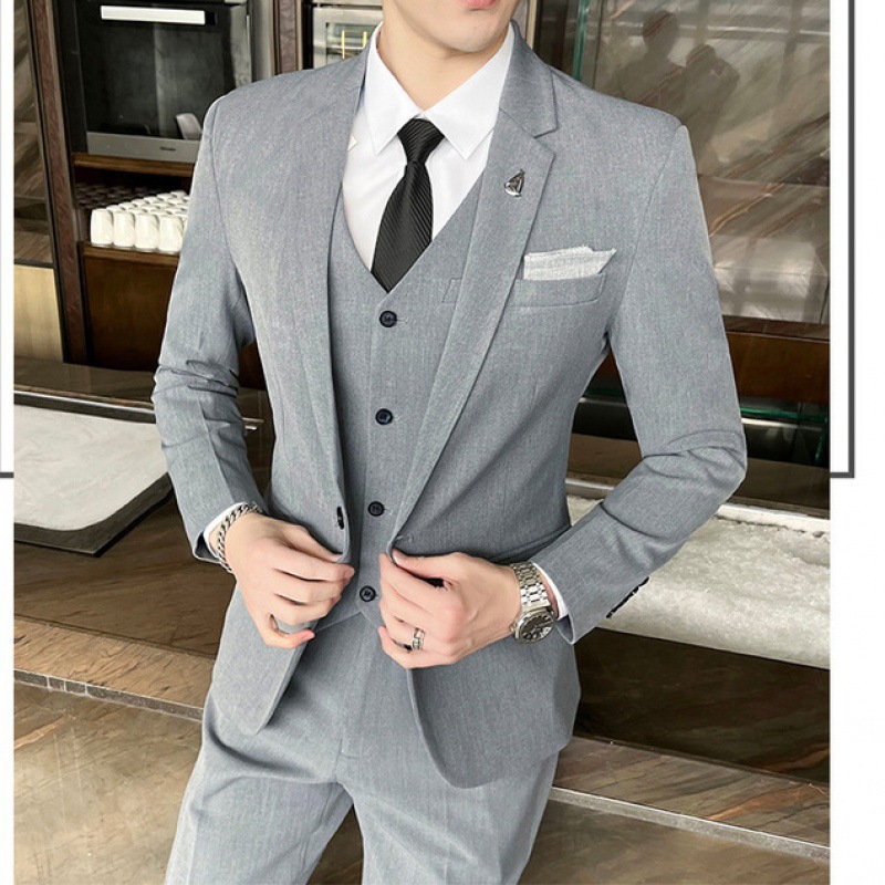 라이트 그레이 슈트 + 바지