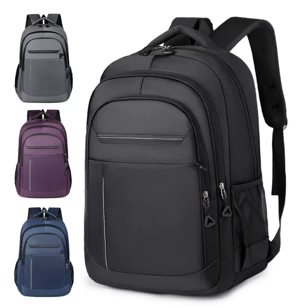 Men's New Business Backpack, Water-Repellent Oxford Cloth, Simple Computer Bag, Lightweight and Durable Outdoor Sports Backpack