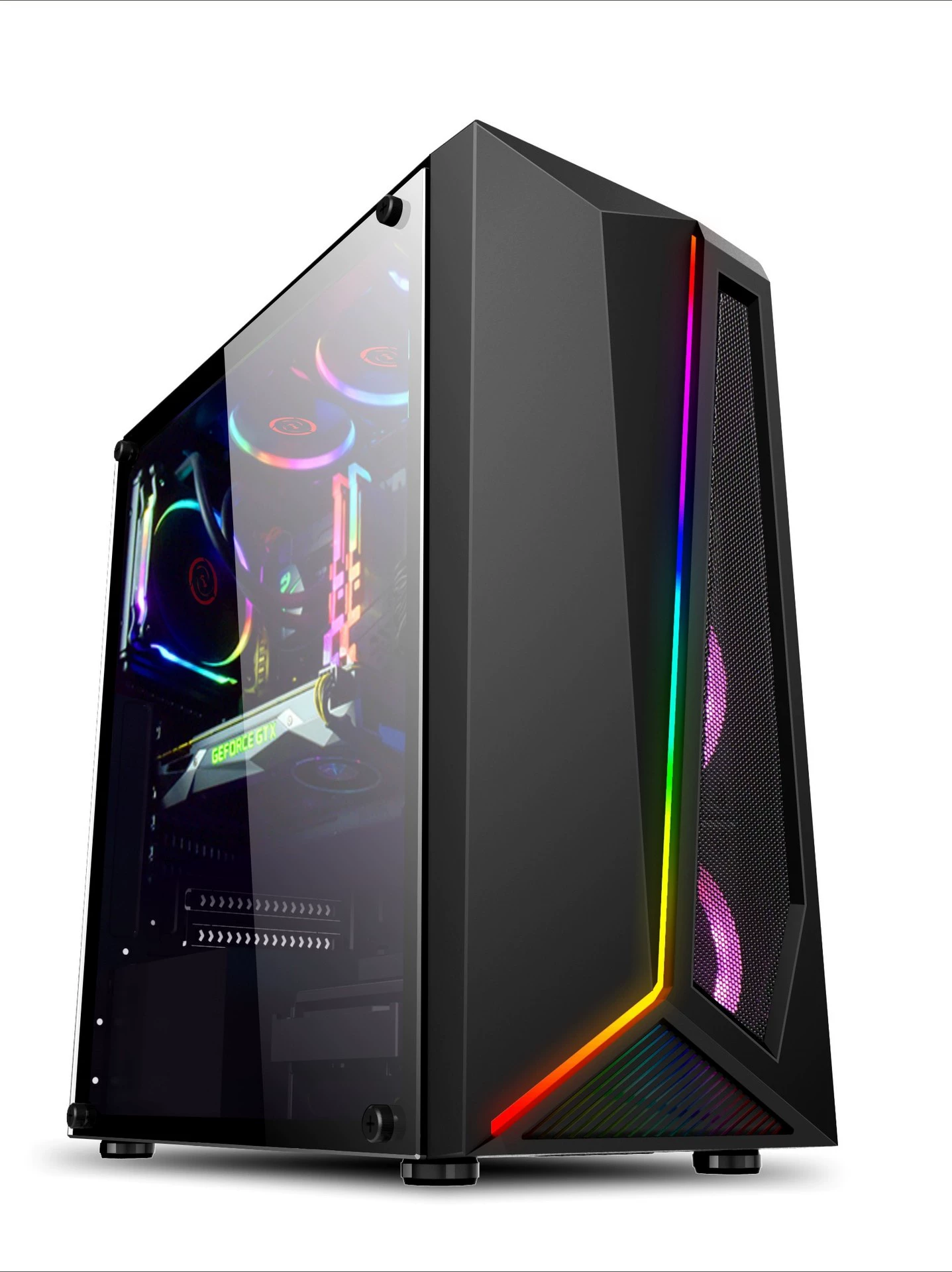 Core i5 четырехъядерный - i7 шестиядерный 8-ядер/16ГБ/GTX1060 монополия настольный комплект сборки настольного компьютера