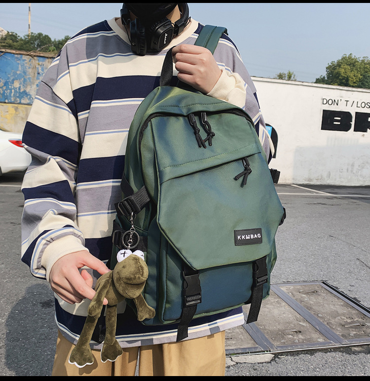 حقيبة مدرسية طالبة جامعية النسخة الكورية من المدرسة الثانوية Harajuku Ulzzang حقيبة ظهر ملونة للرجال 2020 حقيبة كتف جديدة display picture 46