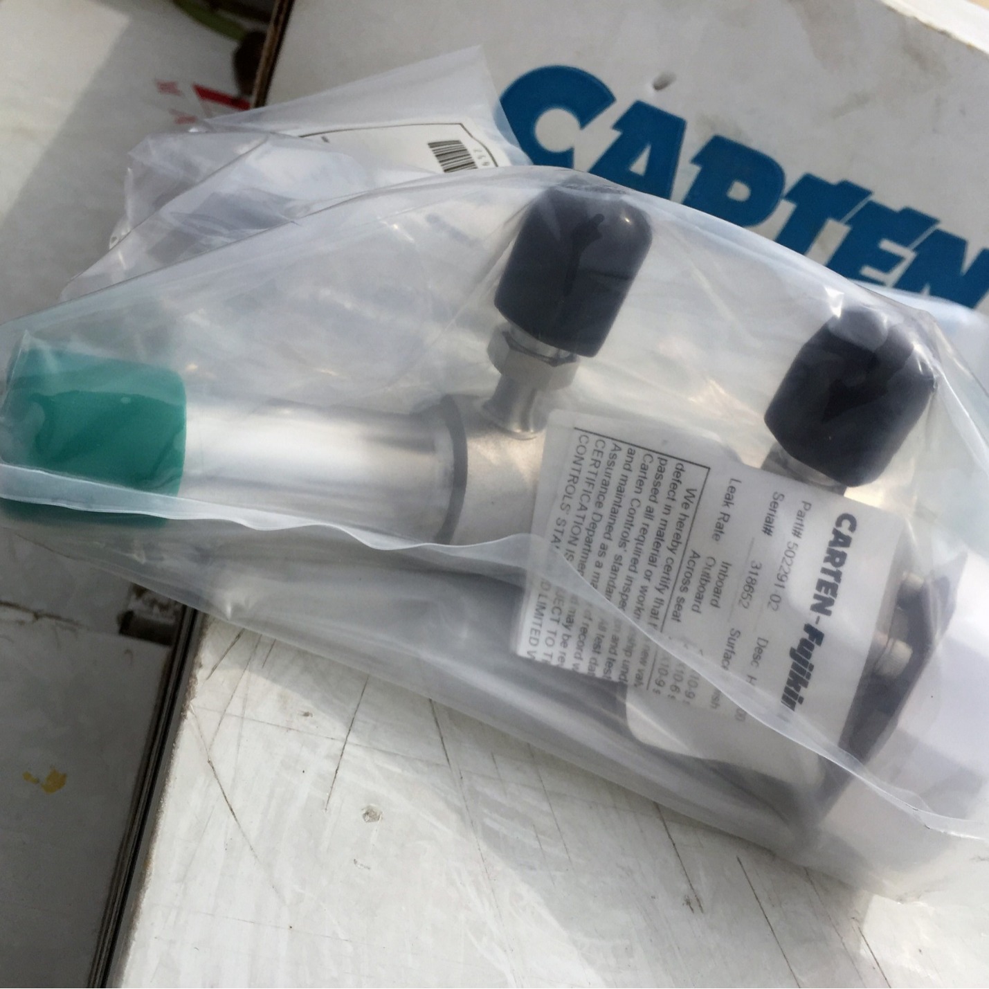 CARTEN-FUJIKIN 超高纯净 波纹管阀 25A双吹扫 HFC25A-10PC2FSM