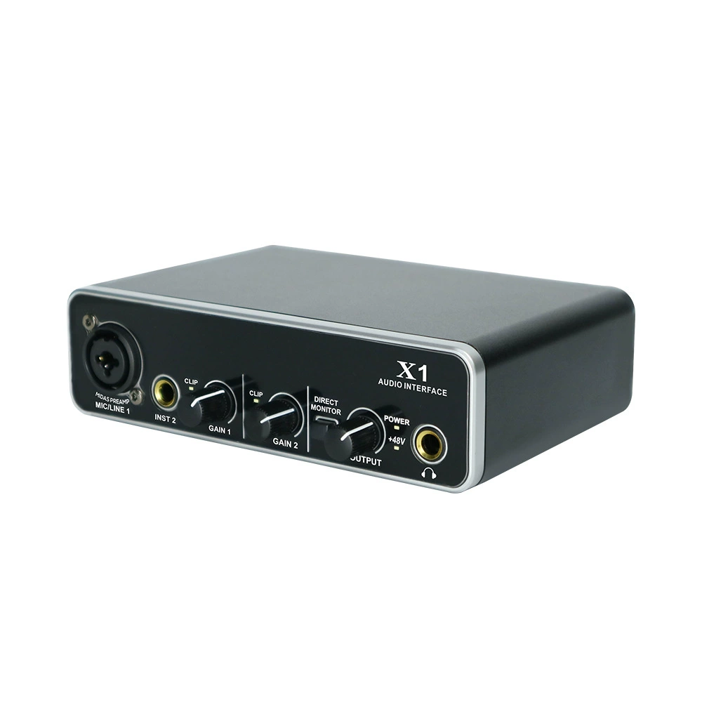 Оптовый X1 микрофон, мобильный телефон, звуковая карта для прямого эфира USB, скачать драйвер, компьютерная запись, карта звука, внешний звуковой блок