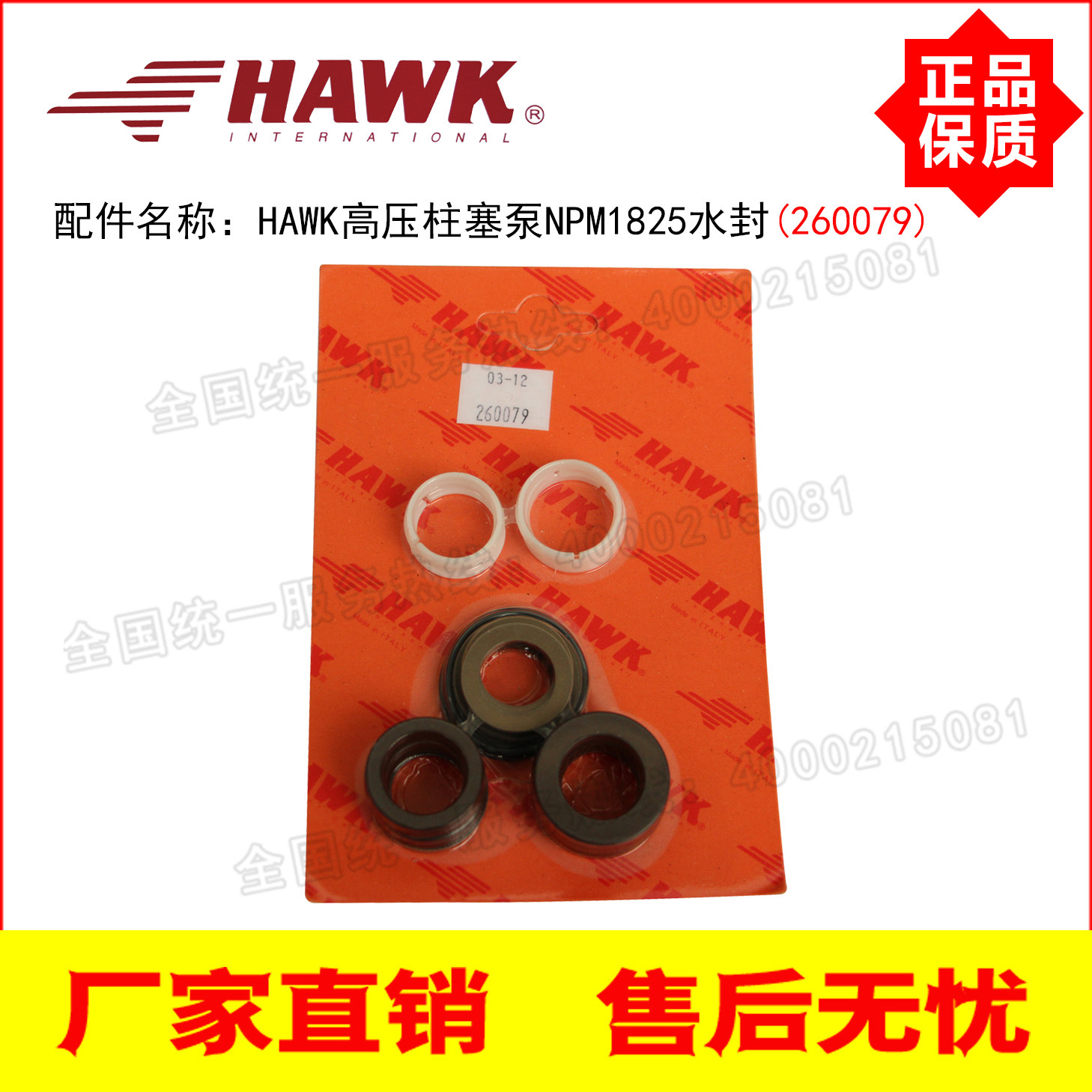 意大利原装进口HAWK高压柱塞泵NPM1825配套水封260079