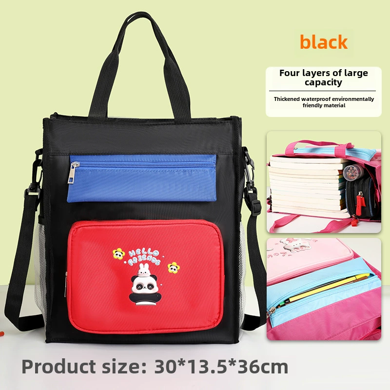 Handheld capacious book bag, storage bag