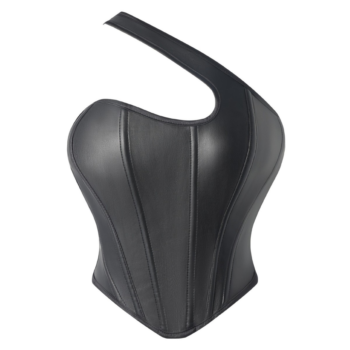 Nuevo cross-border europeo y americano chaleco de hombro chaleco de hueso de pescado sexy cintura descubierta comercio exterior al por mayor