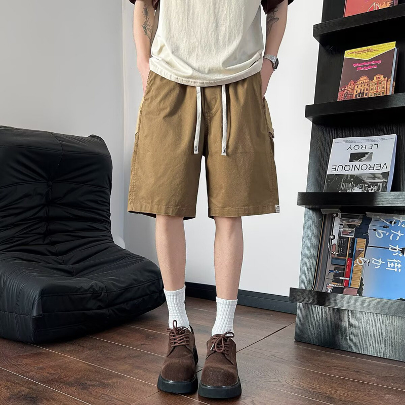 Multi-pocket Crock Shorts Men's Summer 2025 New Arrival Loose Casual Five-length Pants Boys Ice Silk Thin Mid-length Pants