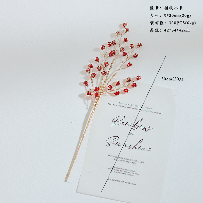 Buscando árbol de Navidad transfronterizo nuevo festivo acrílico rojo decoración de vacaciones accesorios DIY árbol transparente decoración