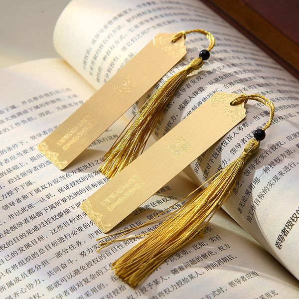 New Words Bronze Metal Bookmark Creative Gift Classical Bookmark…