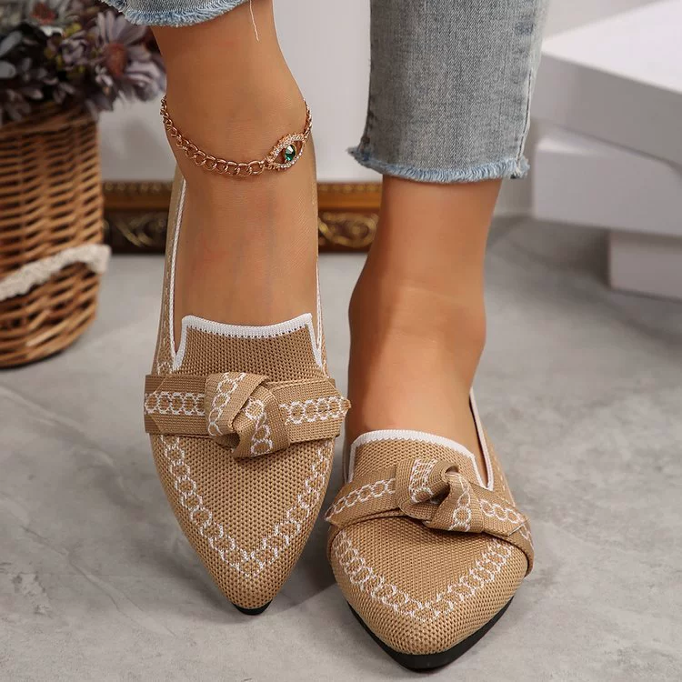 Fashionable shoes pointy toe for leisure, (Cross-border trading), plus size