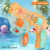 Revolver with gears, water gun, 2 in 1