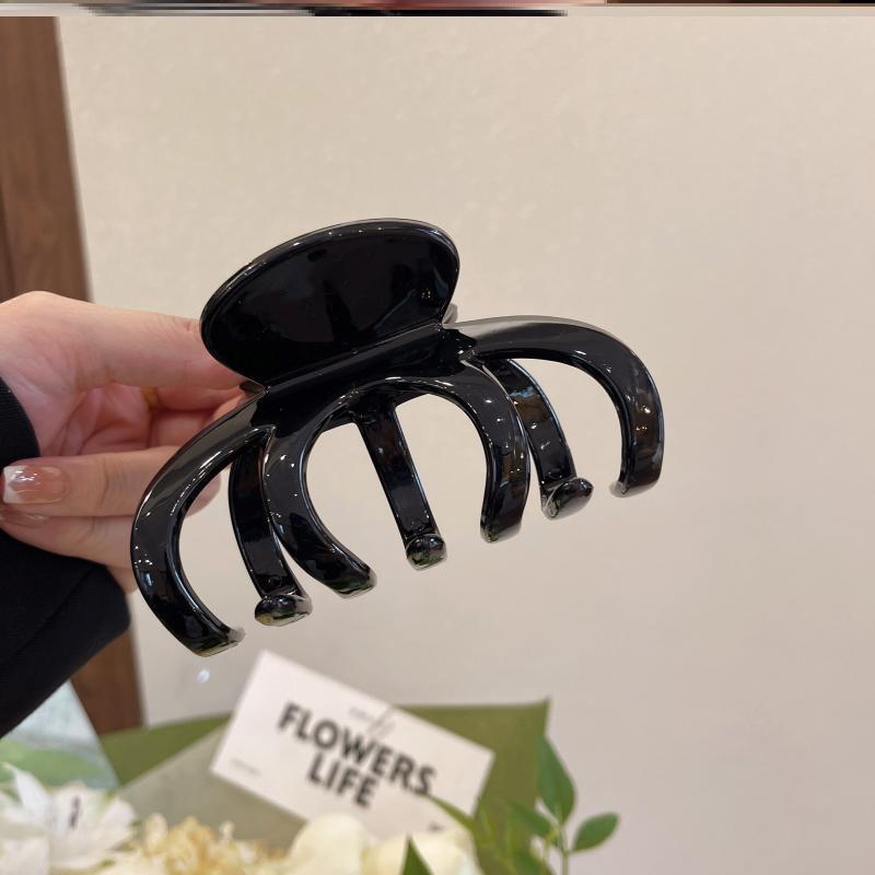 大号巨能抓盘发抓夹亚克力发夹女后脑勺鲨鱼夹简约发饰高级感头饰|undefined