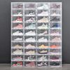 Thickened shoe box storage box transparent drawer shoe shoe storage box saving space plastic shoe cabinet drawing shoe box