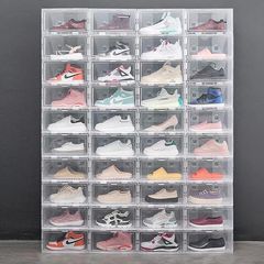 厚い靴ケース収納ケース透明引き出し式靴収納ケース省スペースプラスチック靴ケース引き出し式靴ケース