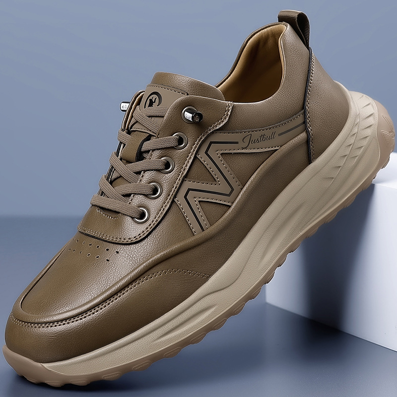 男士时尚休闲鞋新款秋透气软底德训鞋舒适潮流男板鞋一件批发代发