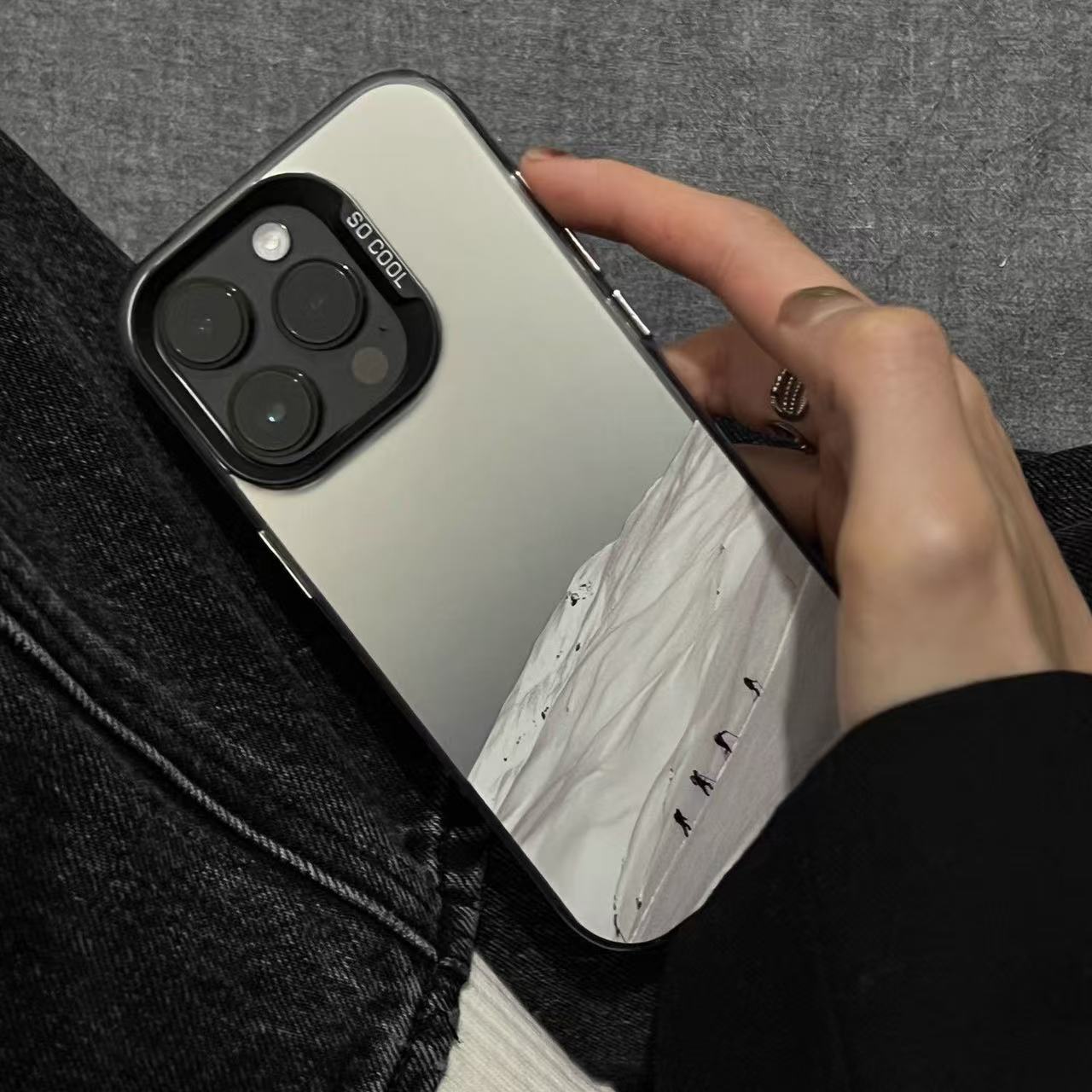 Nuevo estilo europeo y americano adecuado para iPhone 16 funda para teléfono móvil Apple 15promax/14 anti-caída 13pro12 personalidad 11