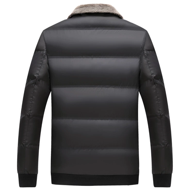 Demi-season short down jacket for leisure