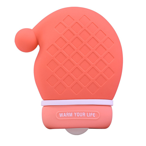 Christmas hot water bottle filled with water and explosion-proof silicone hand warmer microwave heating hot water bottle hot and cold dual-use gift