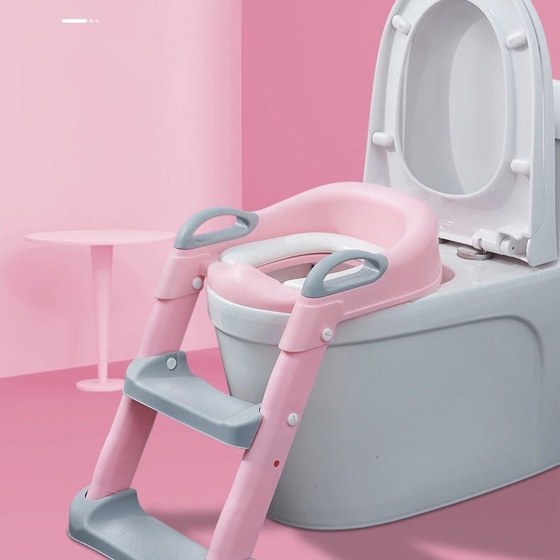 Fábrica directa de inodoro infantil escalera ajustable plegable inodoro infantil escalera auxiliar anillo de inodoro para hombres y mujeres, como