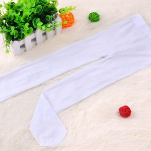 Носки для танцев Детские женские профессиональные носки для танцев Осенне-зимние утолщенные белые колготки для девочек Детские леггинсы