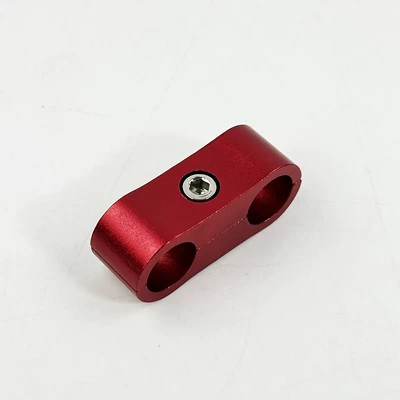 Other brake systems, Aluminum Alloy Pipe Clamp Suitable - red-an4