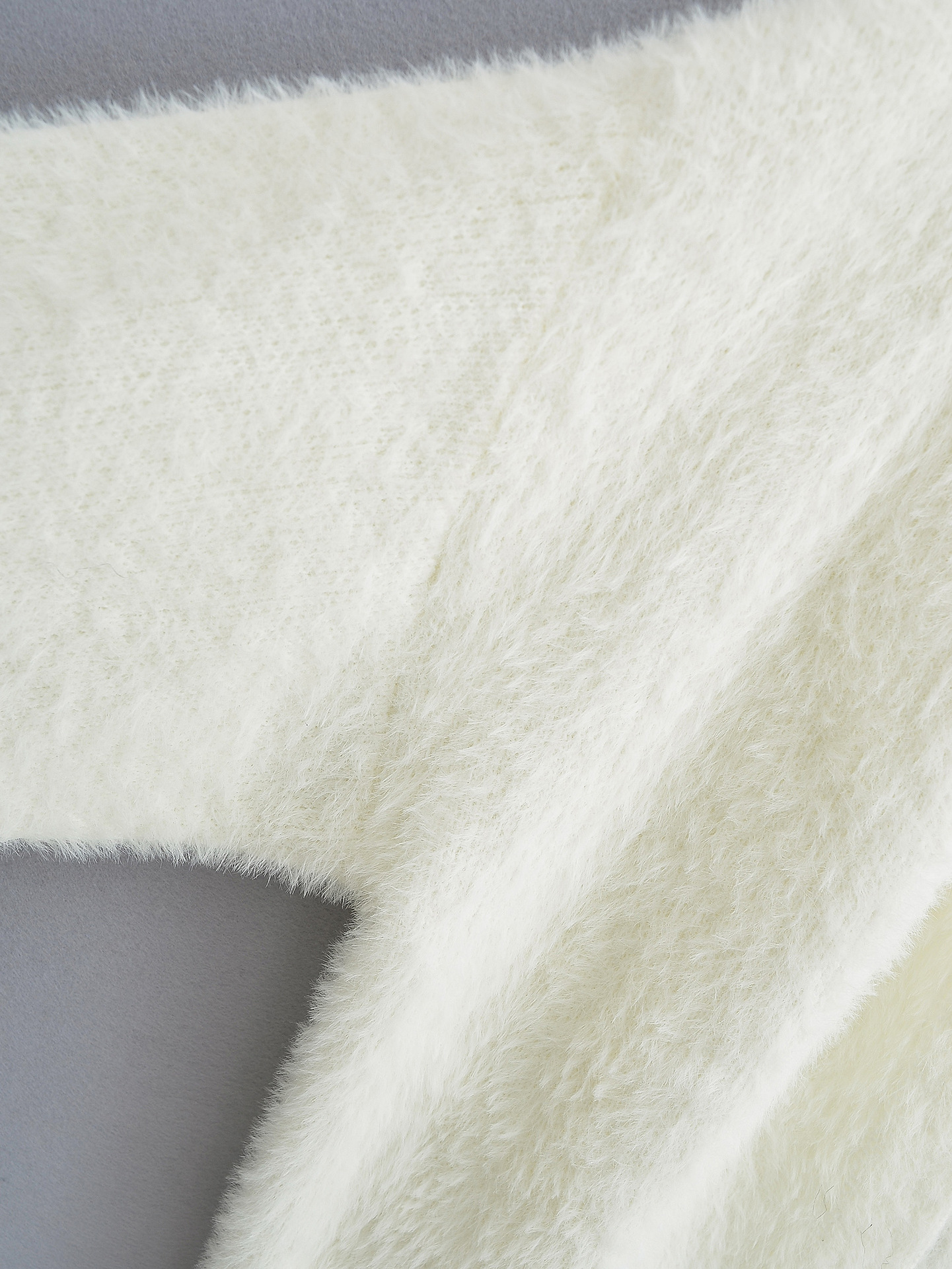 Soft and Lazy Imitation Mink Hair Mid Length Knitted Cardigan for Women's 2023 Autumn/winter New Loose and Thickened Sweater Coat_voghion.com