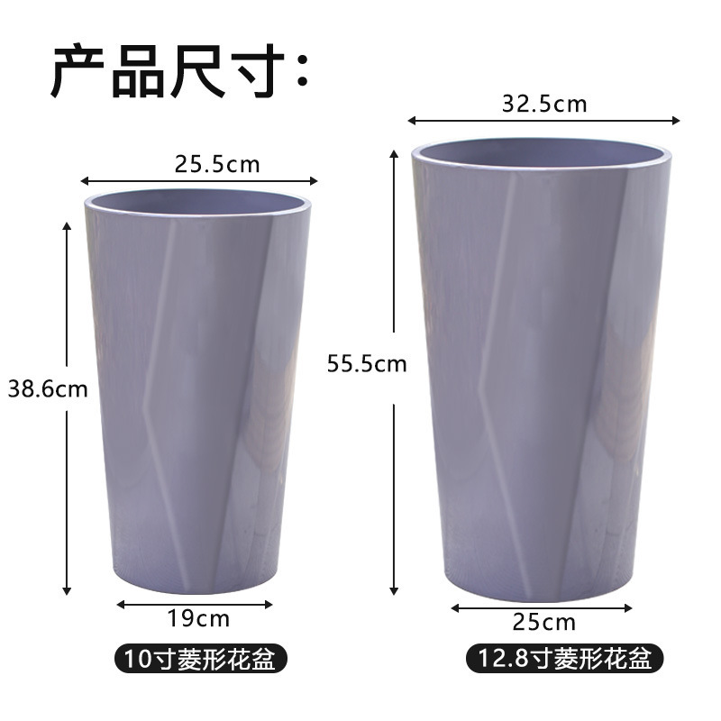 模造陶磁器植木鉢家庭用客間入り口大口径花瓶金銭樹発財樹専用種樹緑植大盆|undefined