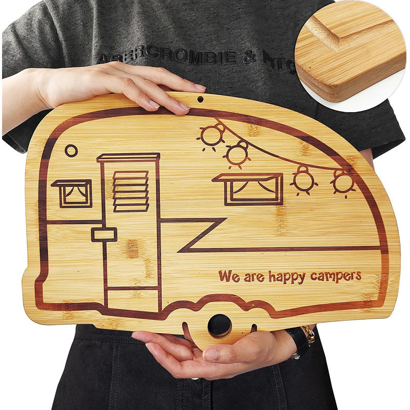 Wooden Cartoon Cutting Board Rv-Shaped Chopping Board Breakfast Plate Barbecue Meat Cutting Board Steak Carving Board Stove Top Cover Wooden Cartoon Cutting Board Rv-Shaped Chopping Board Breakfast Plate Barbecue Meat Cutting Board Steak Carving Board Stove Top Cover