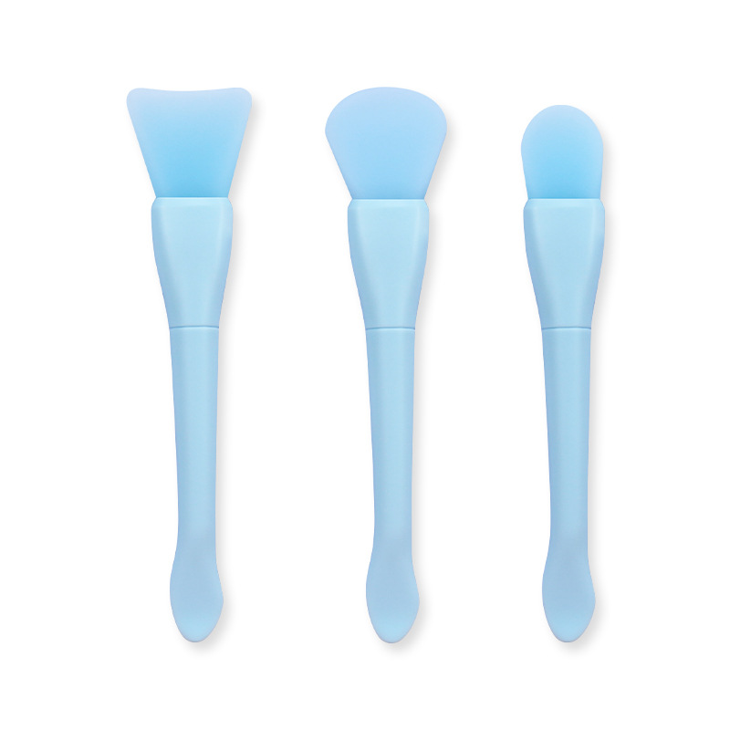 Cepillo de máscara de doble cabeza de cola de pez ajusta la película, excavación y aplicación de máscara, cepillo especial de película de barro y cepillo de máscara de silicona