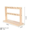Wood color second layer 12 hooks
