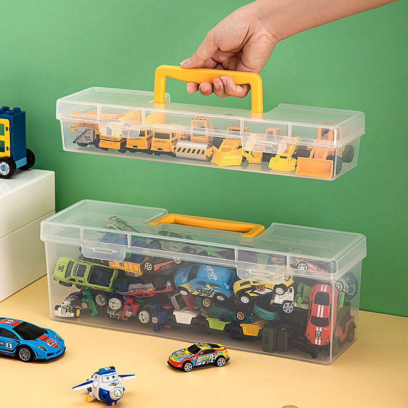 Car Toy Hot Wheels Storage Box for Boys, Alloy Car Model Display Box, Portable Handheld Case Car Toy Hot Wheels Storage Box for Boys, Alloy Car Model Display Box, Portable Handheld Case