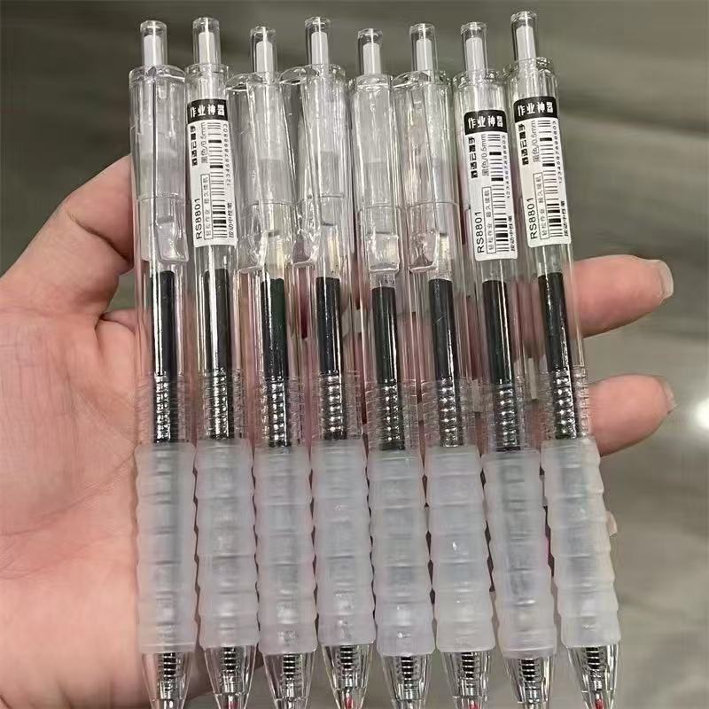 cloud grip brush question artifact press transparent quick-drying gel pen good-looking st head press simple signature pen