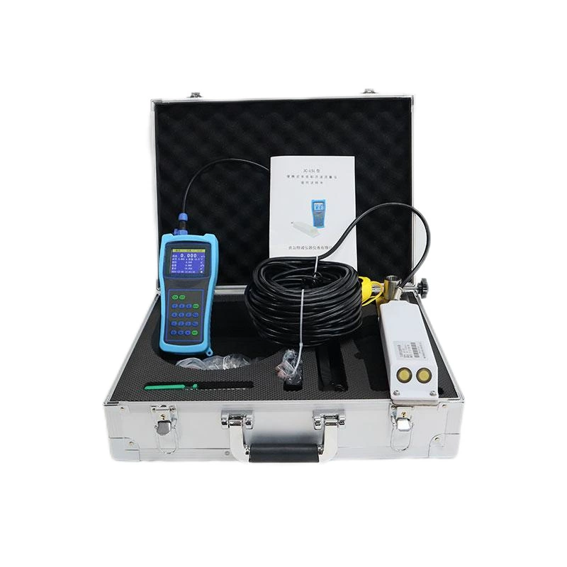 Ручной доплеровский ультразвуковой расходомер Портативный расходомер Ультразвуковой трубы сети расход расходомер