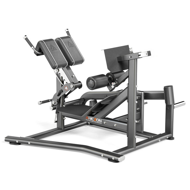 Hacker Squat máquina de fuerza comercial gimnasio equipo de ejercicios estudio de educación privada cadera pierna entrenador de puente de cadera