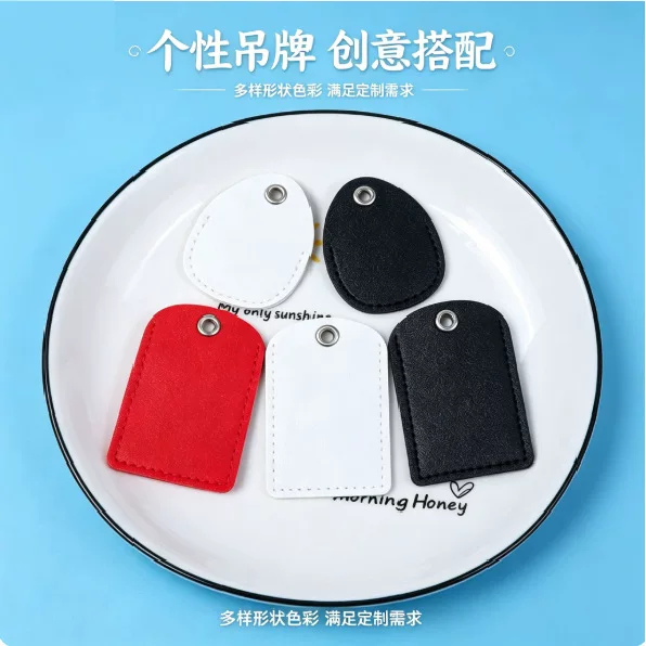 Manufacturer's Ready Stock Pu Leather Access Control Card Holder, Customizable with Logo, Available in Multiple Colors and Styles, Wholesale
