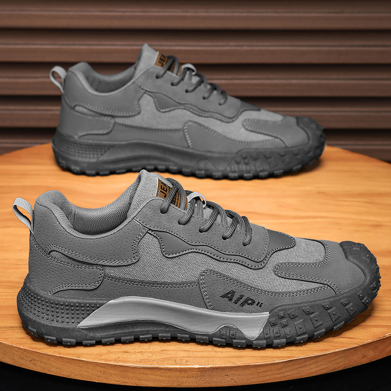 Zapatos de primavera para hombres, 2026 transpirables, zapatos de ocio, zapatos de trabajo, zapatos de tendencia para hombres, zapatos de trabajo difíciles