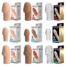 百乐透明男用水晶套镂空情趣套穿戴套龟头套成人情趣性用品26290