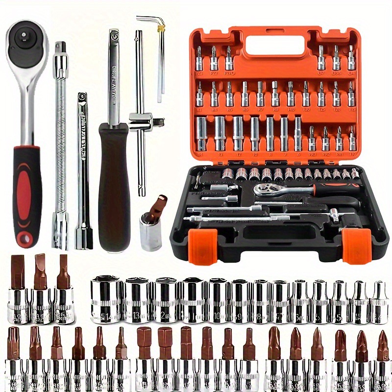 Juego de Herramientas de Reparación de Automóviles de Alta Calidad, 115/45 1/46/53/899 Piezas