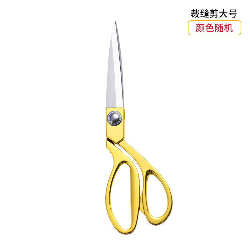 Cuchillo de acero inoxidable tijeras de cuero 8910 pulgadas tijeras de oro