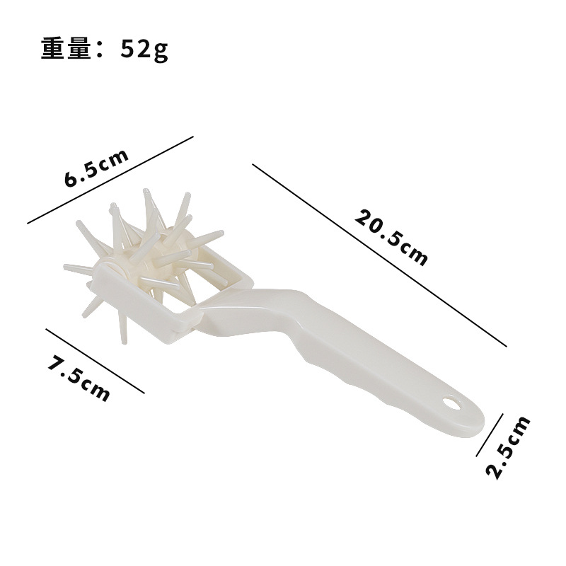 트럼펫★플라스틱 스파이크 롤러 나이프