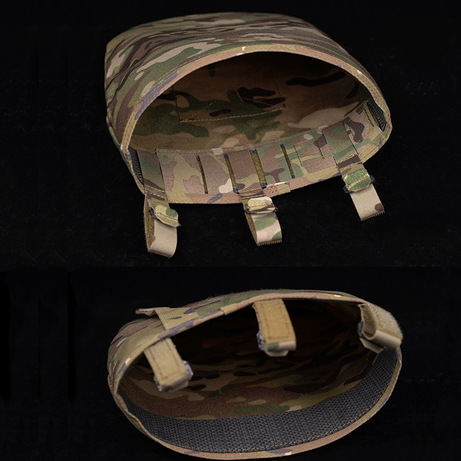 전술 조끼 허리 커버 MOLLE 플러스 휴대용 대형 재활용 가방 접이식 나일론 다중 사용 키트
