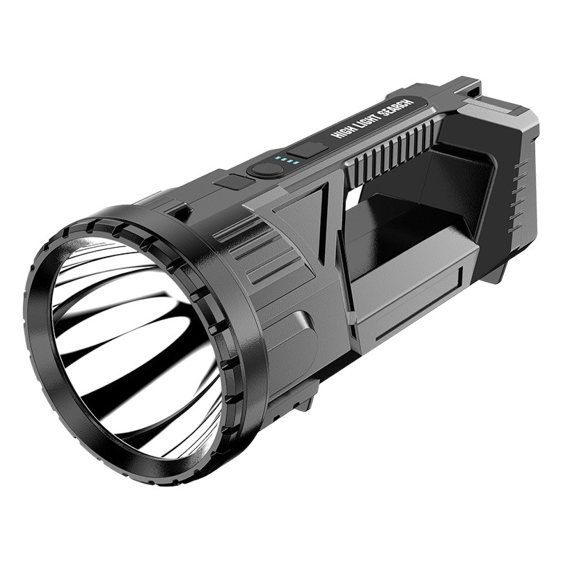 Proyector a prueba de explosiones USB transfronterizo con luz lateral COB impermeable al aire libre luz fuerte luz portátil linterna de alta potencia