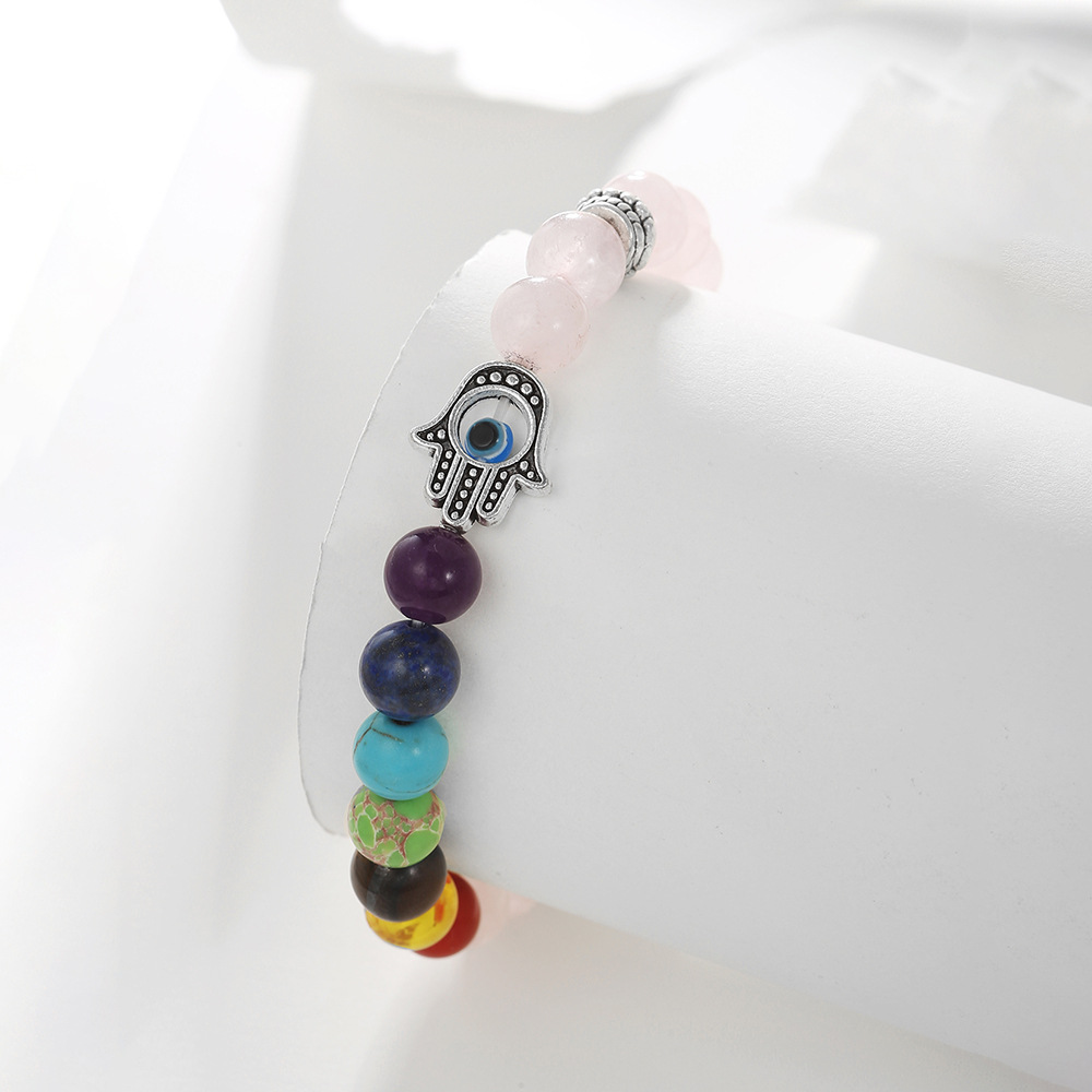Fashion Hand Of Fatima Beaded Alloy Womenu0027S Bracelets 1 Piece