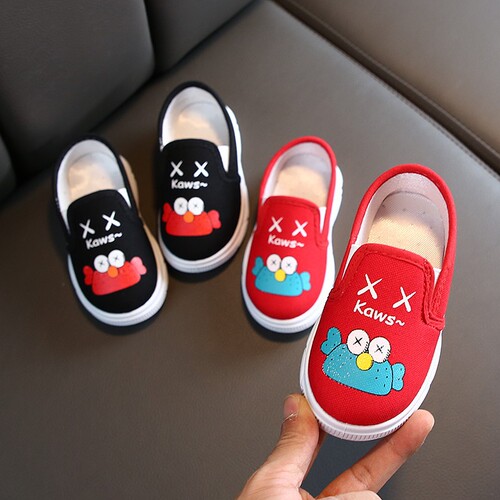 Children's Canvas Shoes for Spring and Autumn, Fashion Baby Platform Shoes for Girls and Boys, Breathable Single Shoes for Boys and Girls, Casual Shoes for Young Children